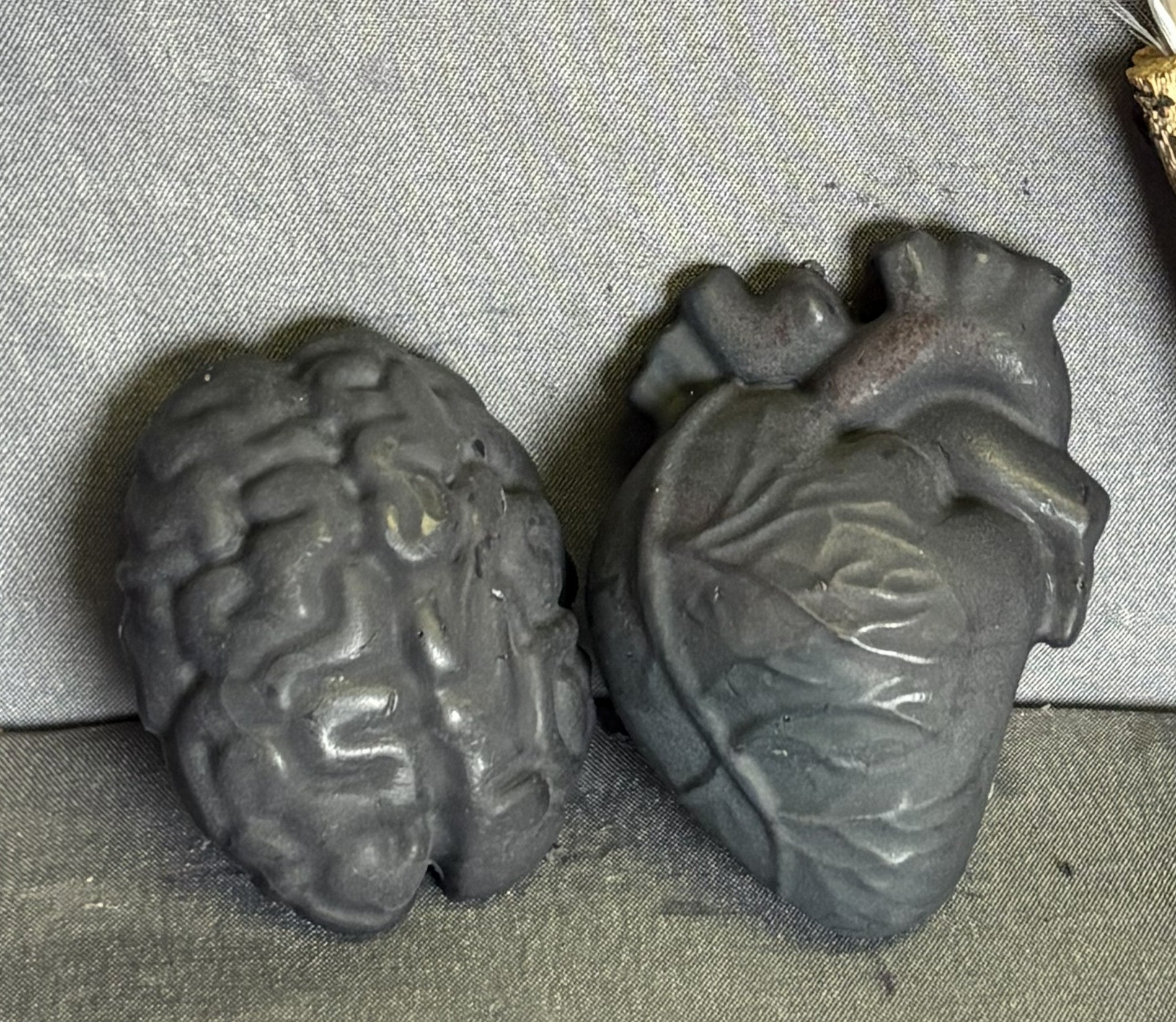 Heart & Brain Soap Bar Set – Anatomical Handmade Novelty Soaps