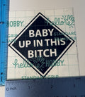 Baby Up in This B** Vinyl Decal**