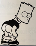 Rebel Bart Mooning Vinyl Decal