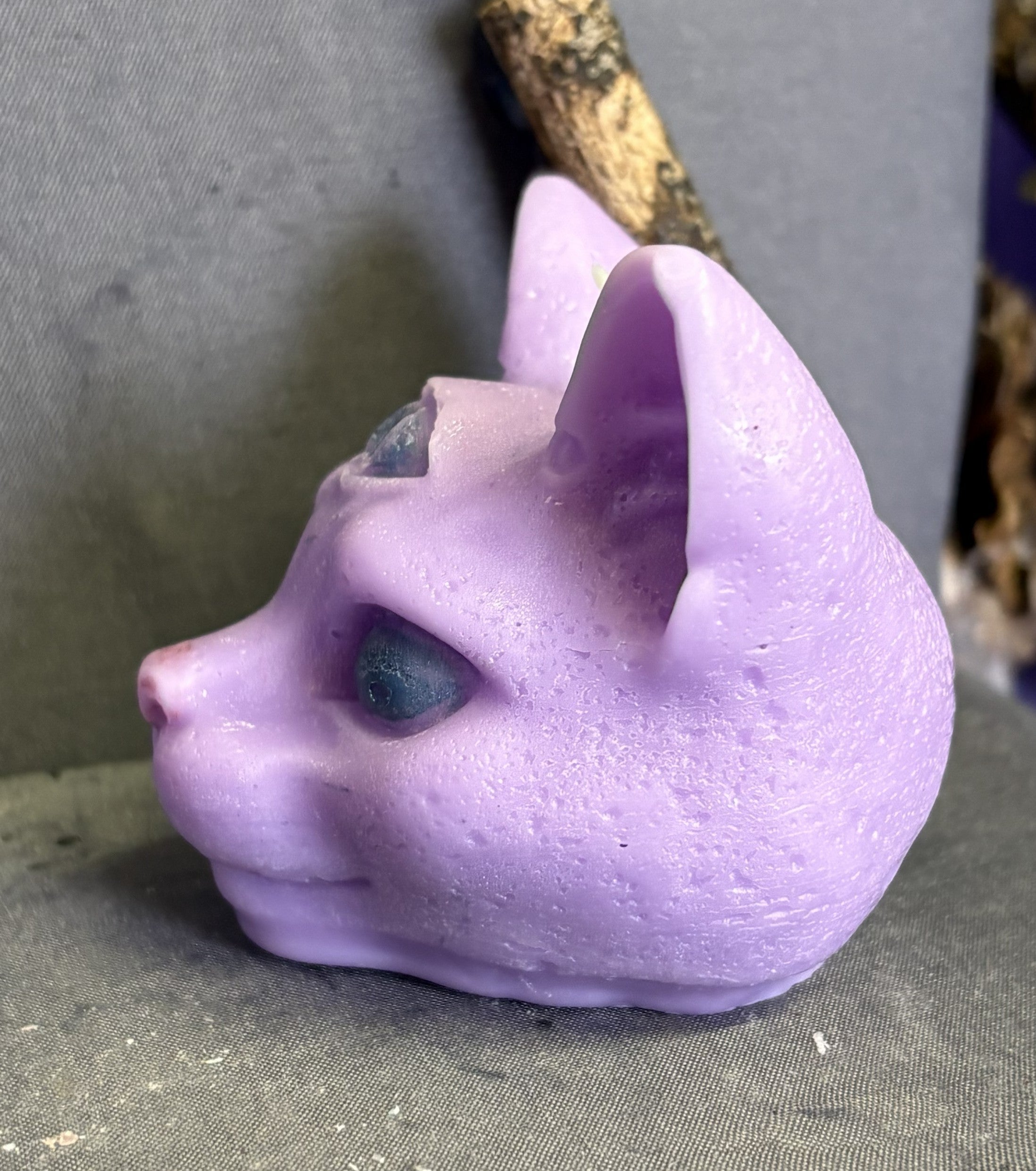 Eye of Horus Cat Head Candle