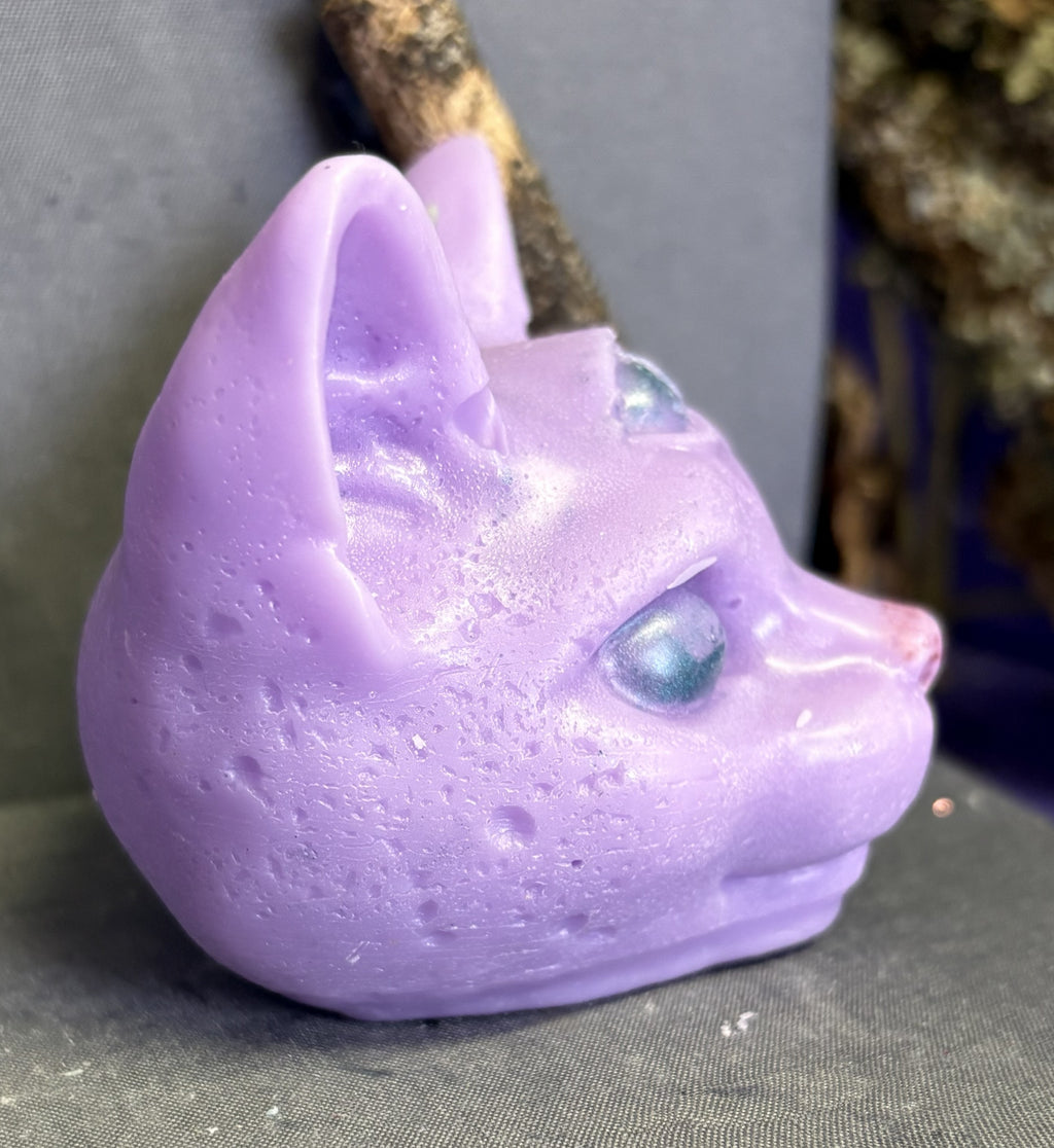 Eye of Horus Cat Head Candle