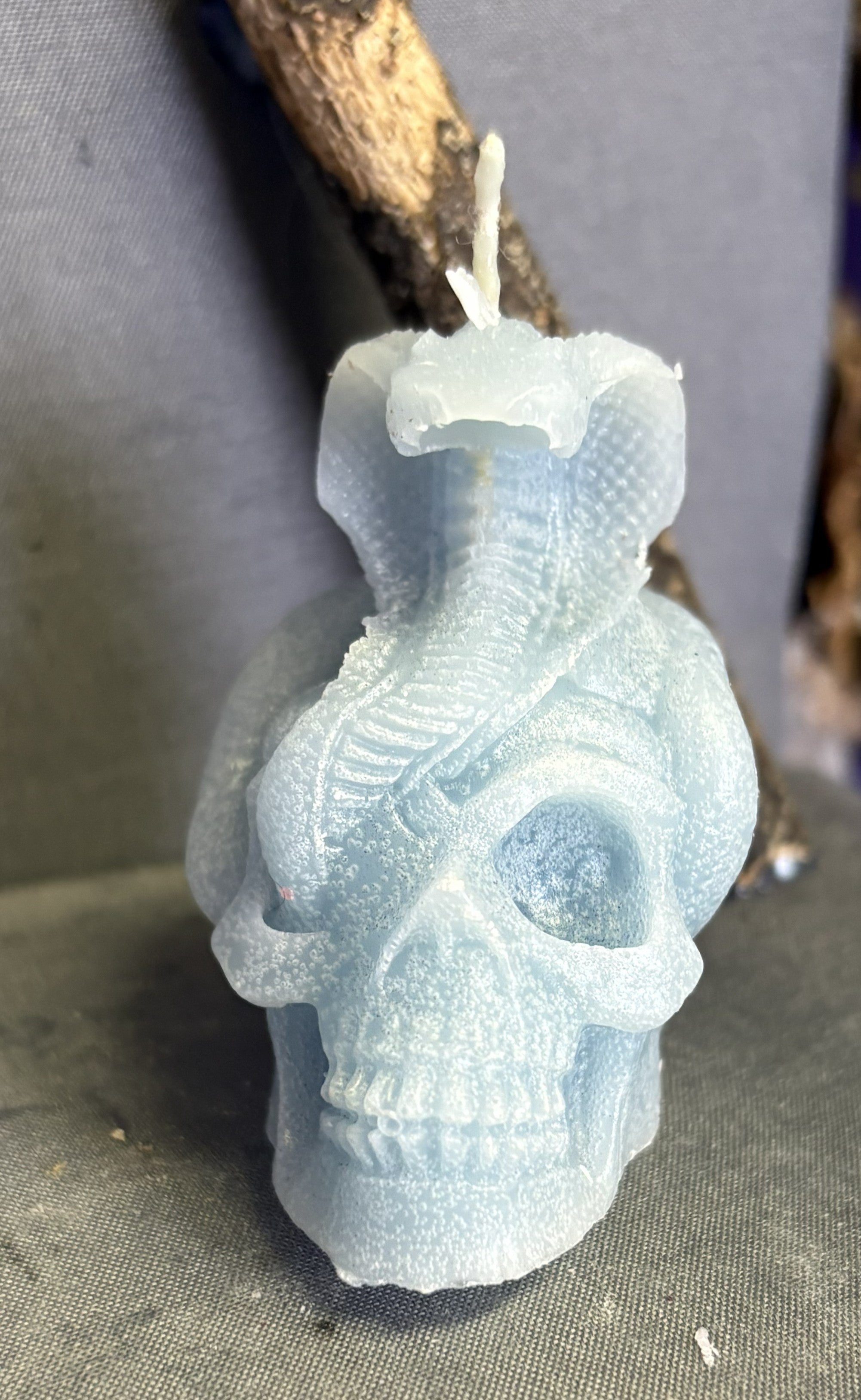 Venom Crown Skull Candle