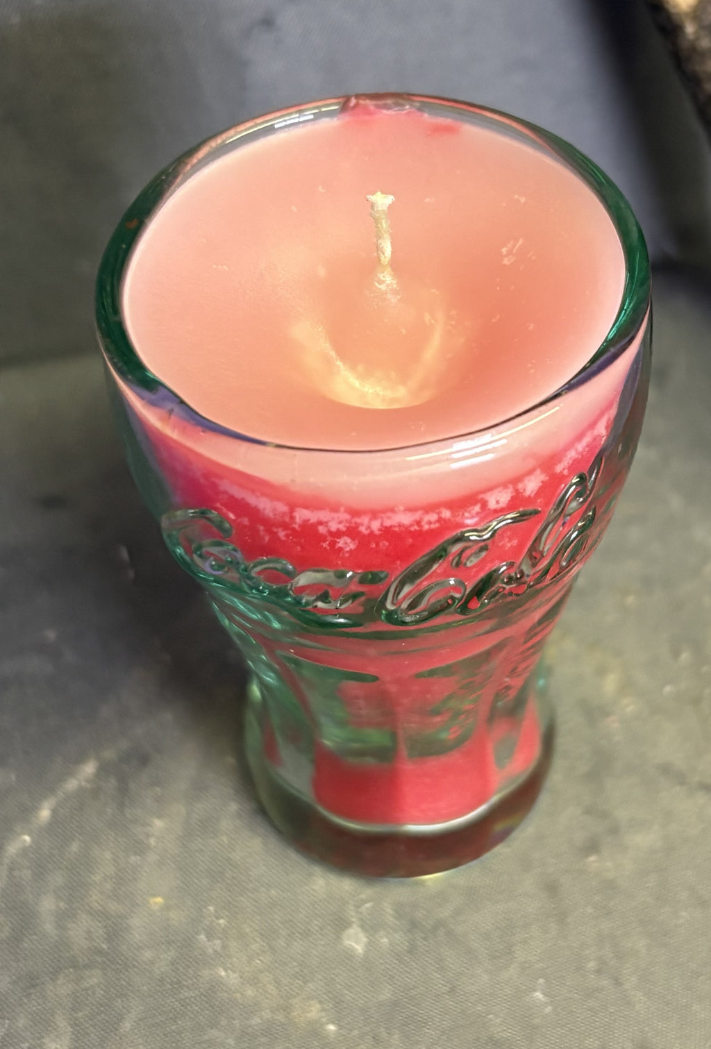 Vintage Cola Glass Candle