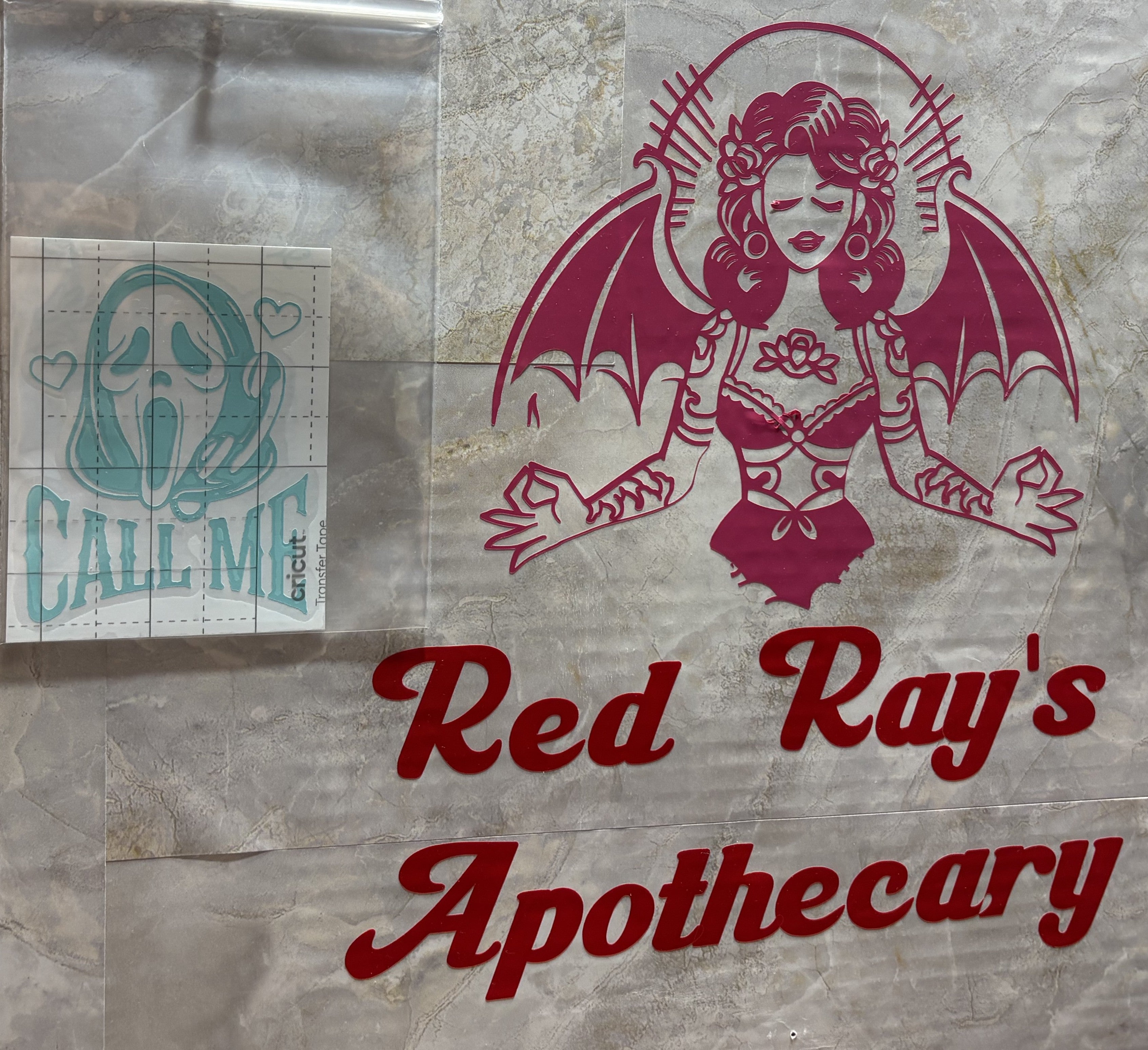 Ghostface “Call Me” Horror Vinyl Decal – 4x4 Inch Slasher Movie Sticker