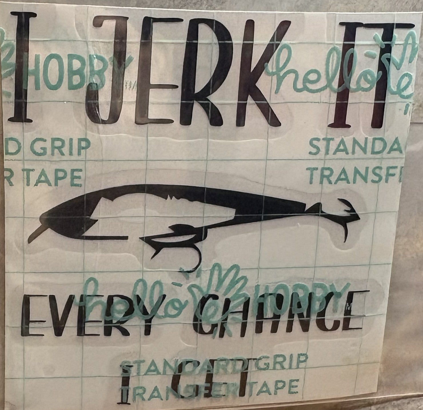 I Jerk It Every Chance I Get Fishing Lure Decal – 4x4 Inch Funny Angler Vinyl Sticker