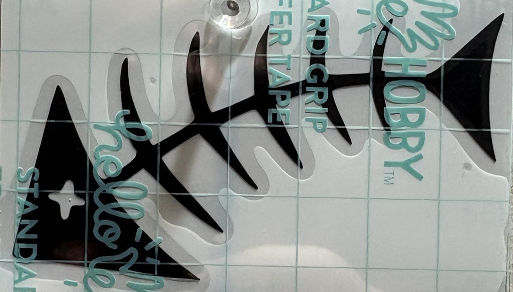 Bone Fish Skeleton Vinyl Decal – 4x4 Inch Nautical Skeleton Sticker