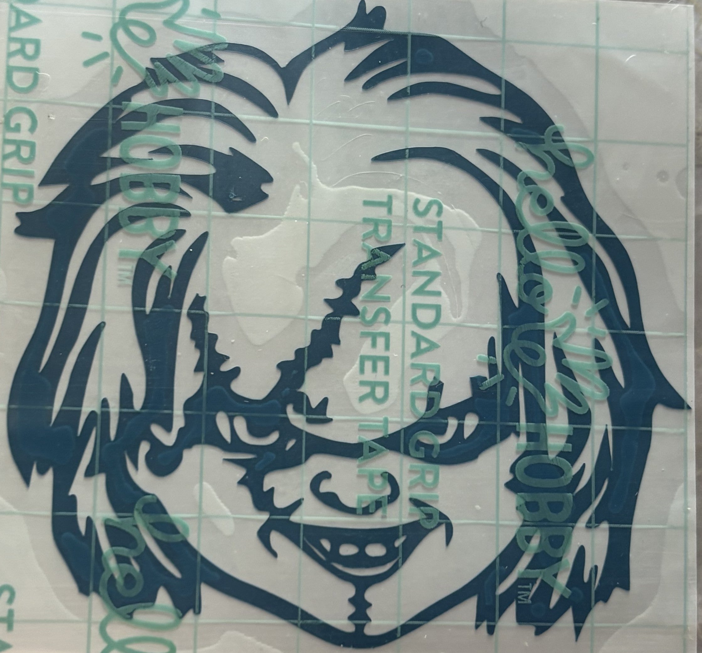 Chucky Horror Face Vinyl Decal – 4x4 Inch Slasher Movie Inspired Sticker