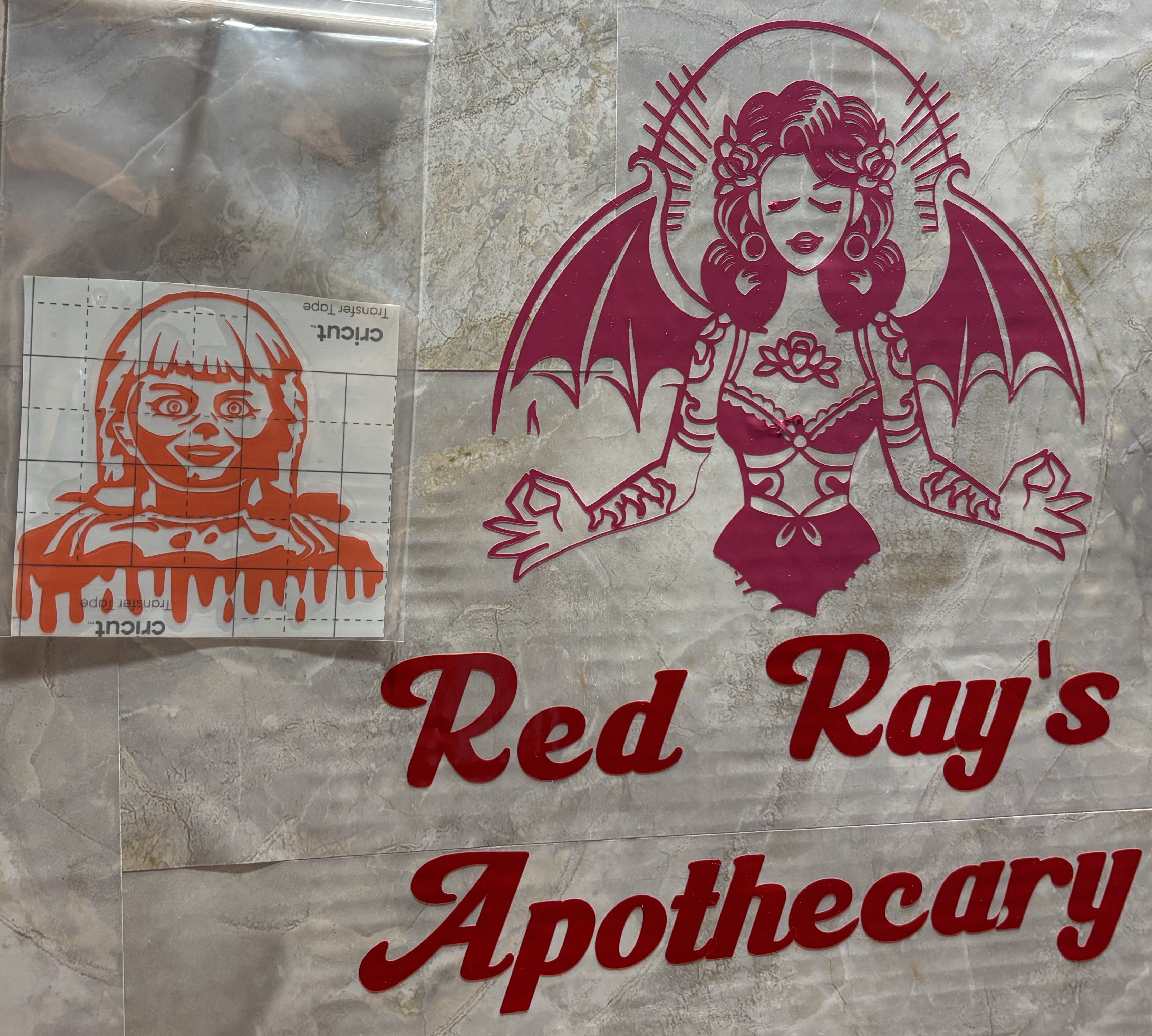 Annabelle Horror Doll Vinyl Decal – 4x4 Inch Haunted Movie Inspired Sticker