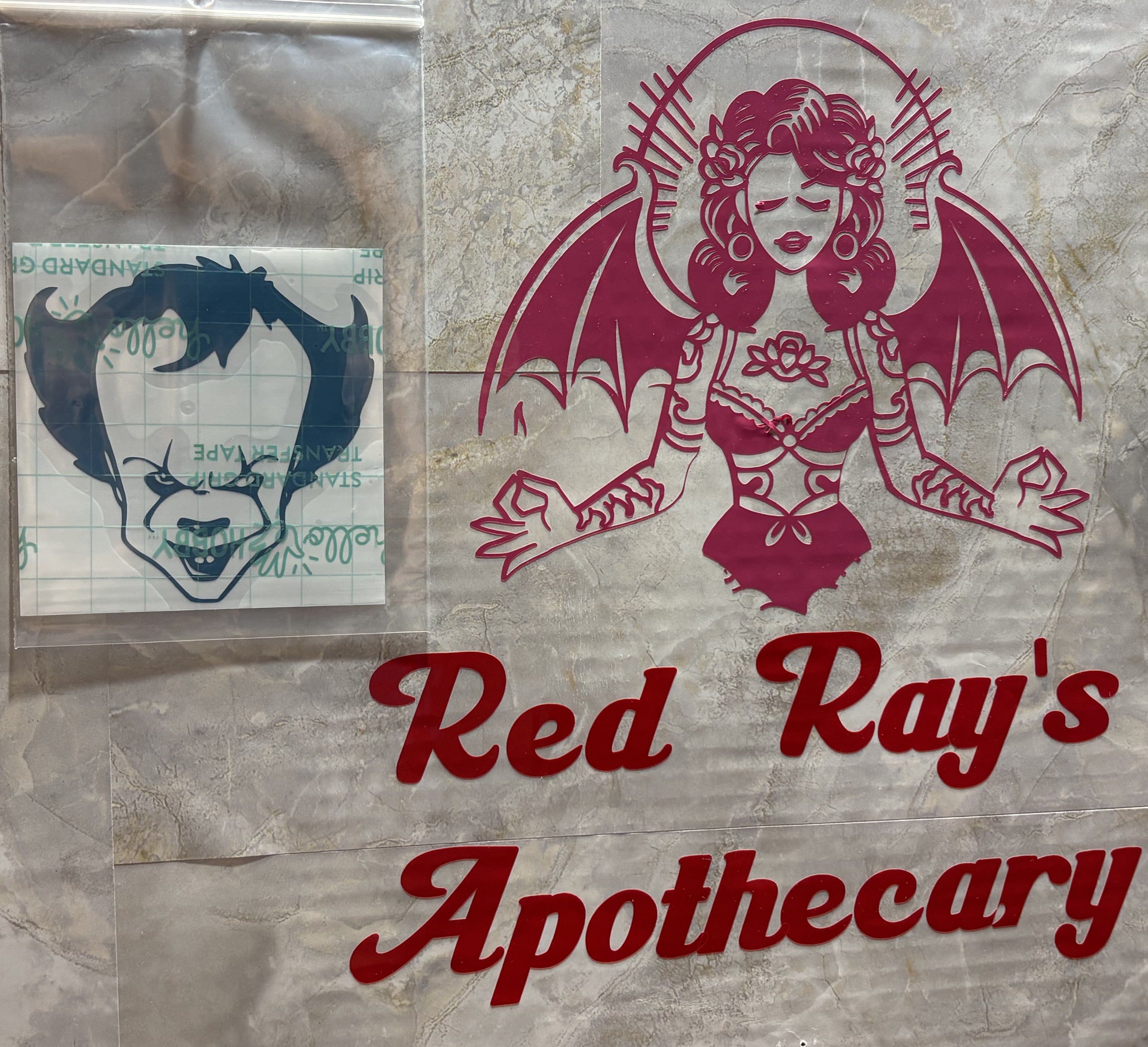 Pennywise Horror Vinyl Decal – 4x4 Inch Clown Movie Inspired Sticker