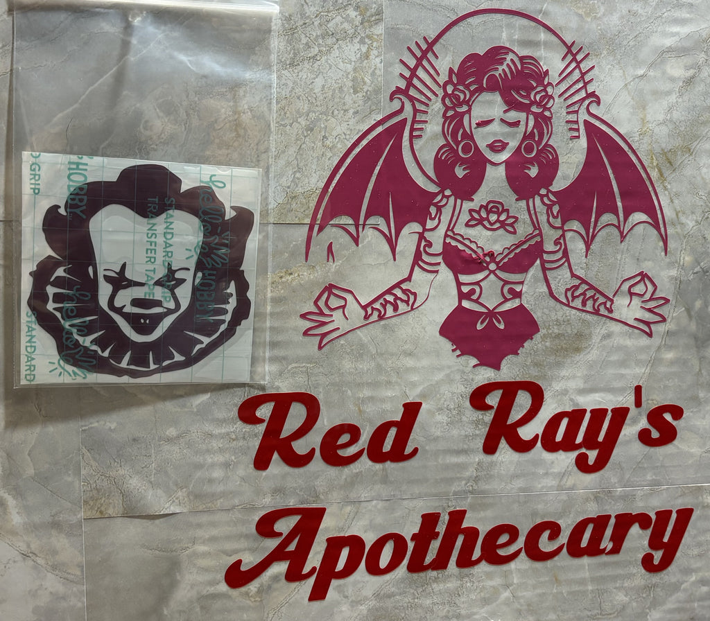 Pennywise Horror Vinyl Decal – 4x4 Inch Clown Movie Inspired Sticker