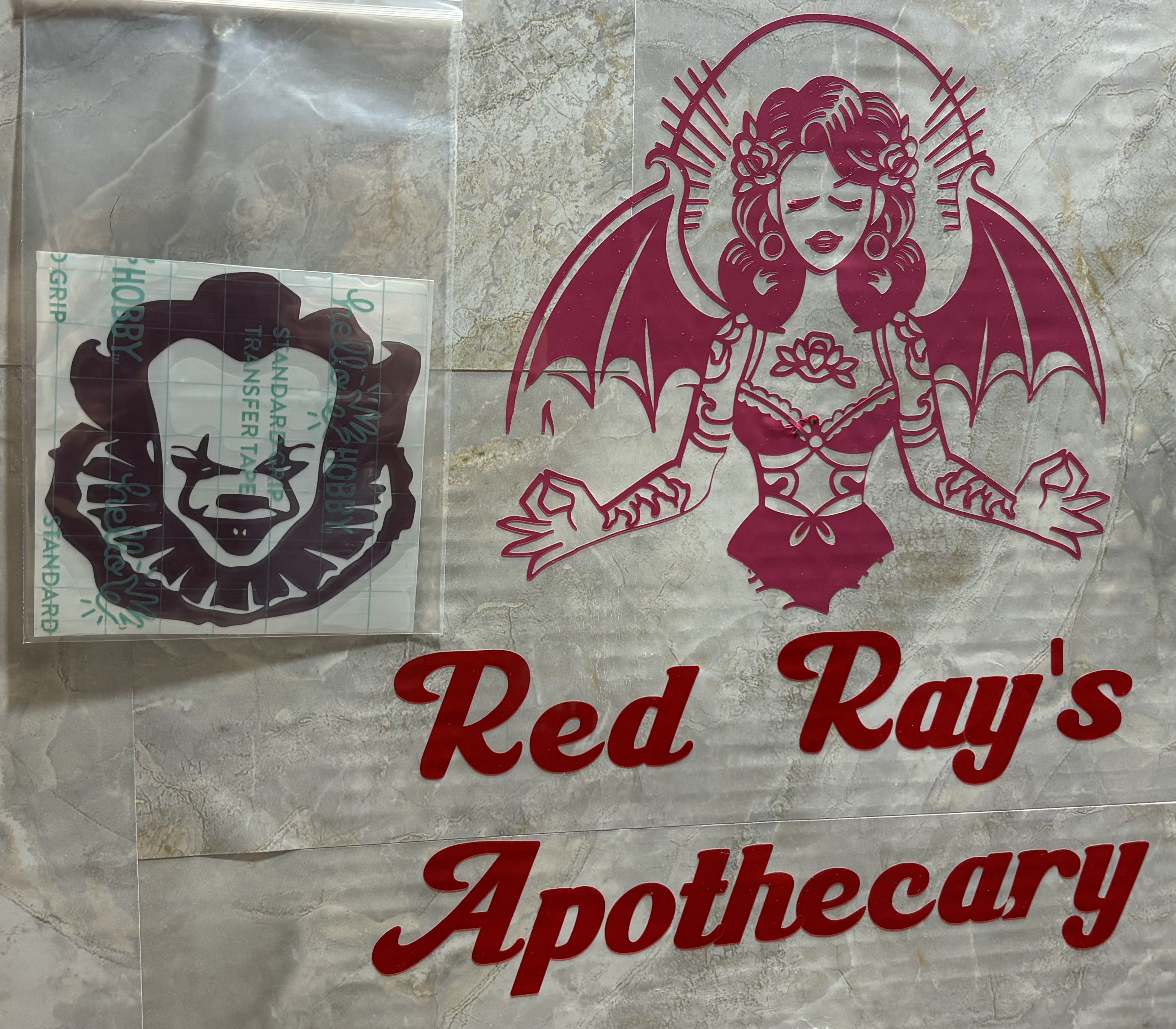 Pennywise Horror Vinyl Decal – 4x4 Inch Clown Movie Inspired Sticker