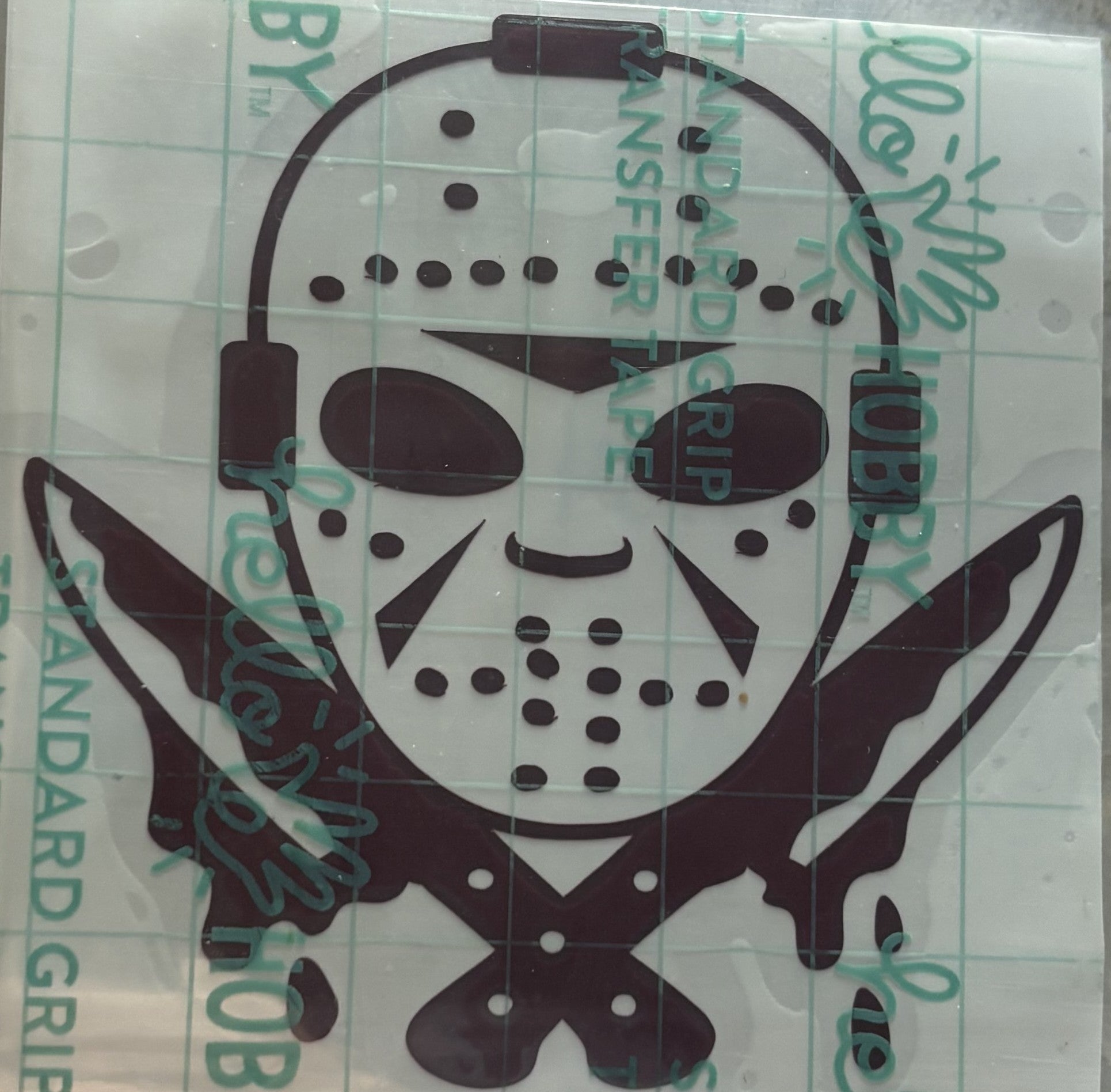 Jason Voorhees Horror Vinyl Decal – 4x4 Inch Slasher Movie Inspired Sticker