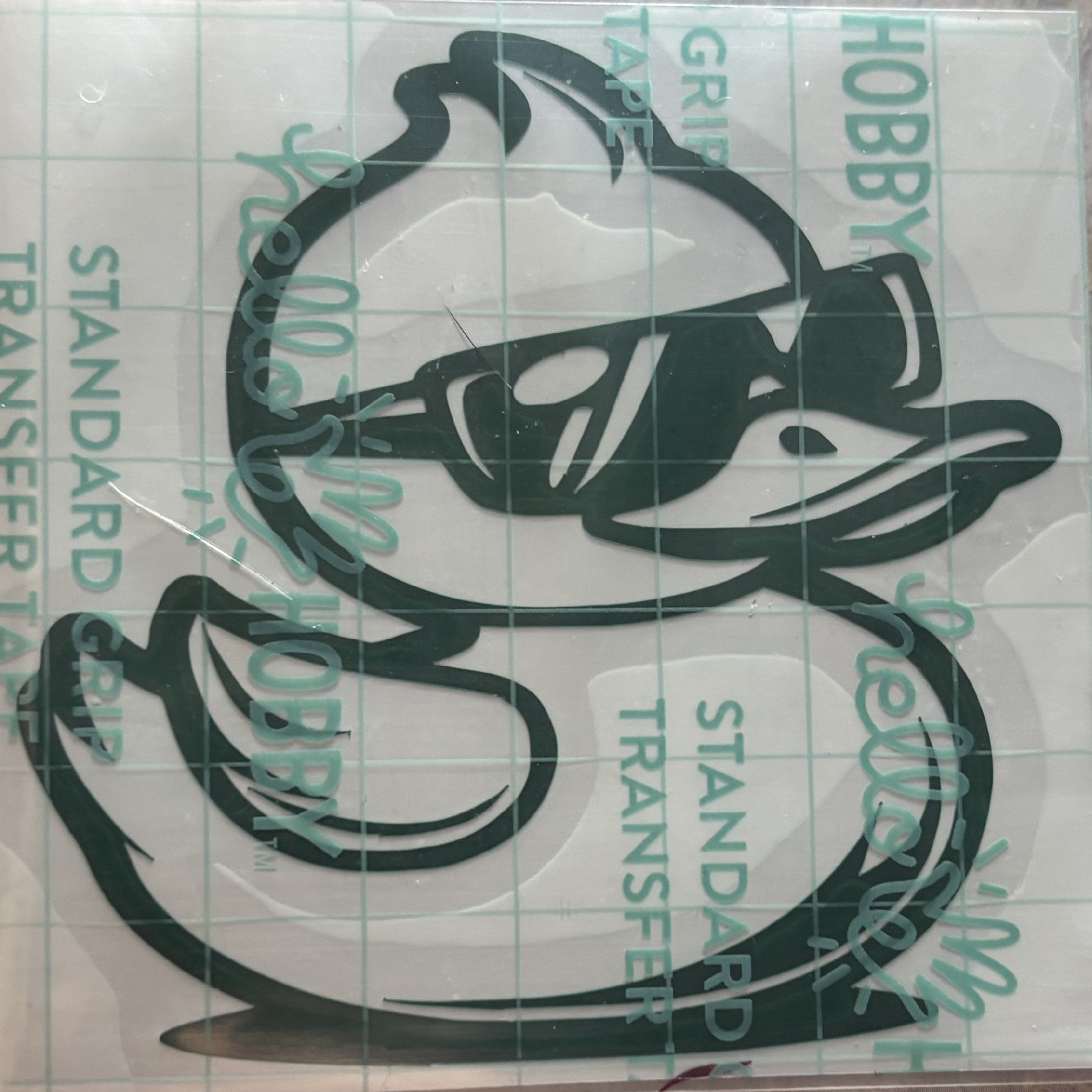 Cool Duck with Sunglasses Vinyl Decal – 4x4 Inch Funny Animal Sticker
