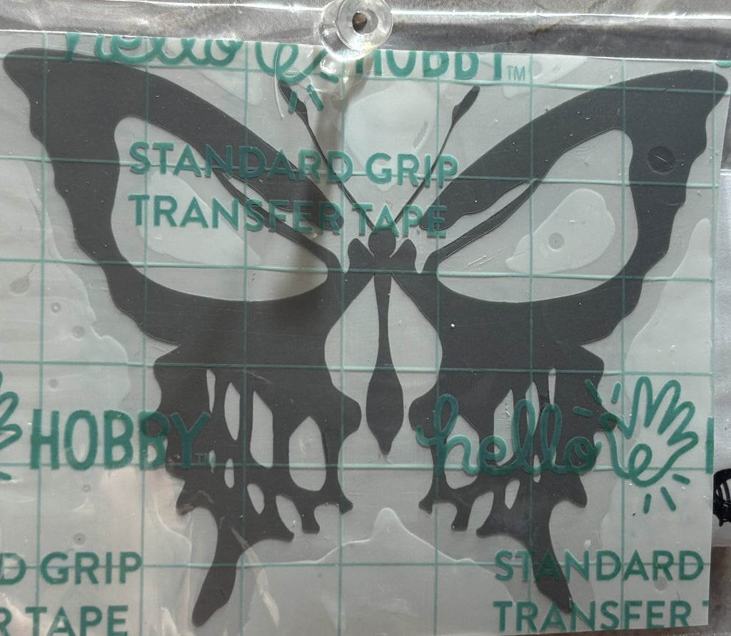Skull Butterfly Vinyl Decal – 4x4 Inch Gothic Transformation Sticker