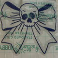 Skull Bow Vinyl Decal – 4x4 Inch Gothic Coquette Sticker
