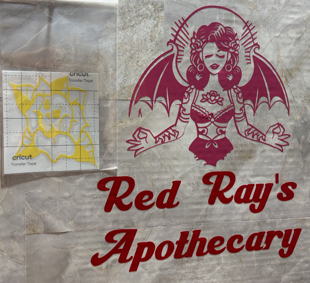 Old School Rose & Skull Vinyl Decal – 4x4 Inch Traditional Tattoo Style Sticker
