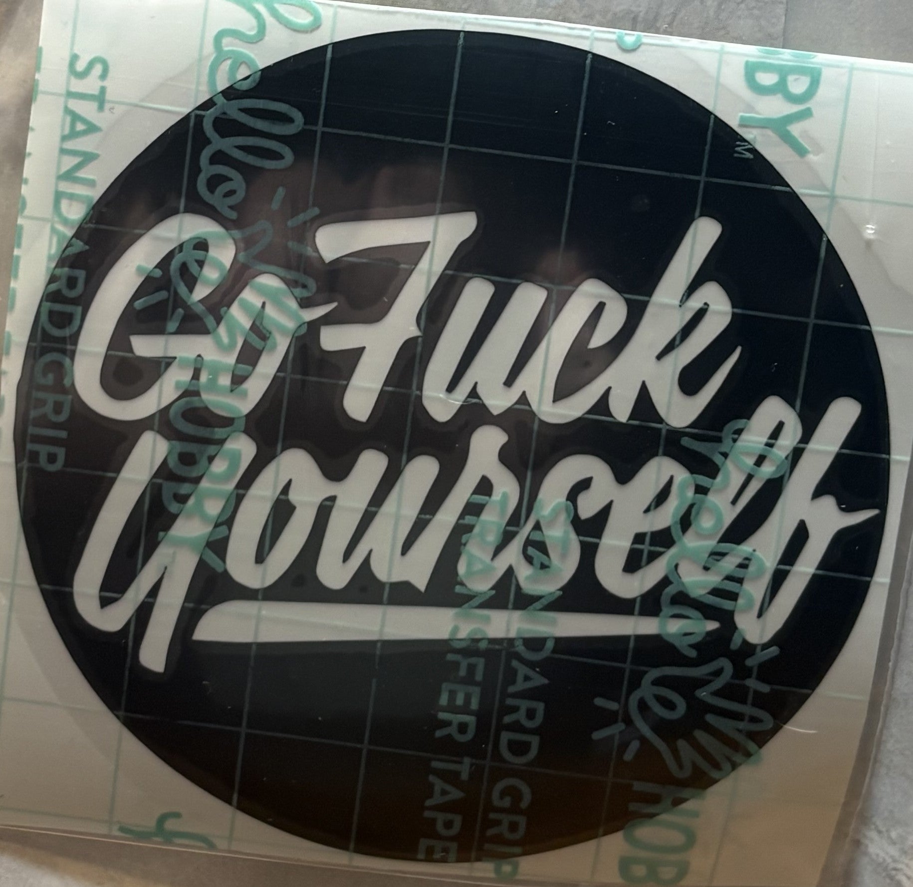 Go F*** Yourself Vinyl Decal – 4x4 Inch Funny Sarcastic Sticker