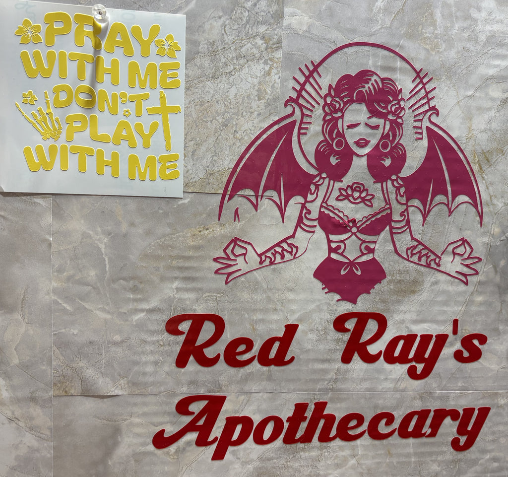“Pray With Me, Don’t Play With Me” Vinyl Decal – 4x4 Inch Inspirational Faith Sticker