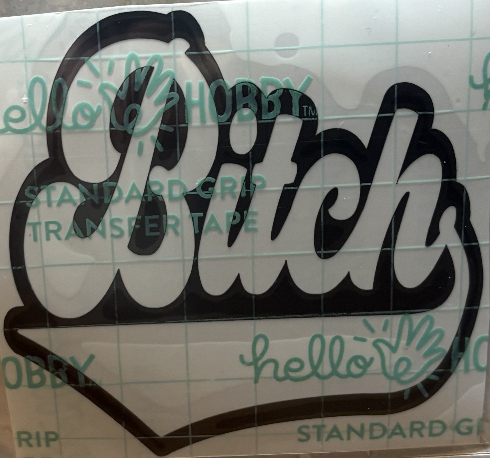 Bitch Vinyl Decal – 4x4 Inch Bold Attitude Sticker