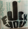 F*** You Hand Gesture Vinyl Decal – 4x4 Inch Bold Attitude Sticker