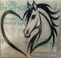 Eternal Horse Love 4X4 Inch Equestrian Sticker