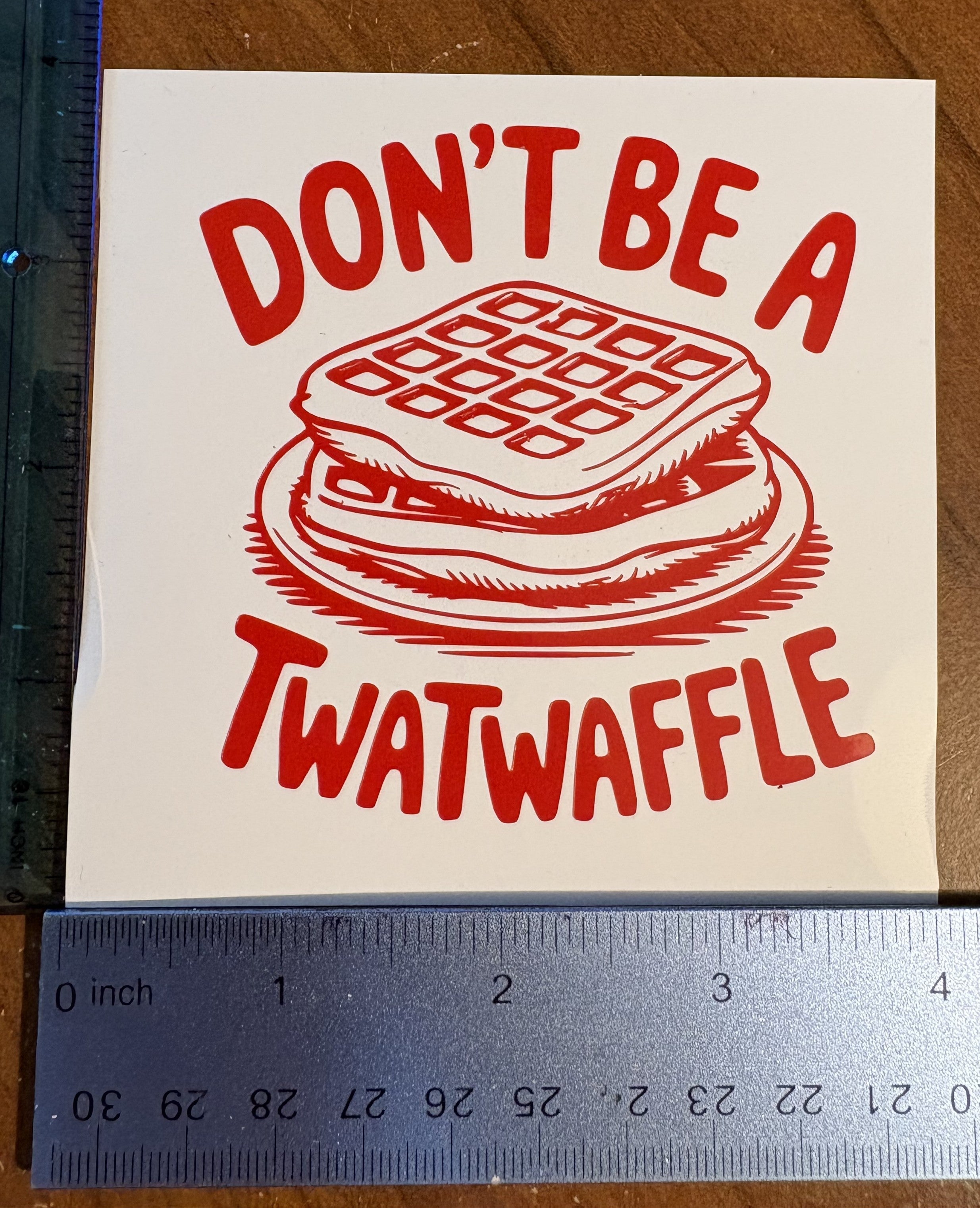 TwatWaffle Funny Vinyl Decal