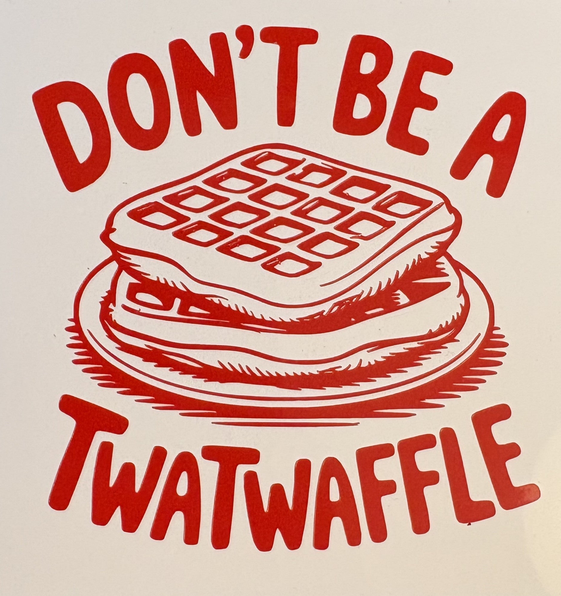TwatWaffle Funny Vinyl Decal