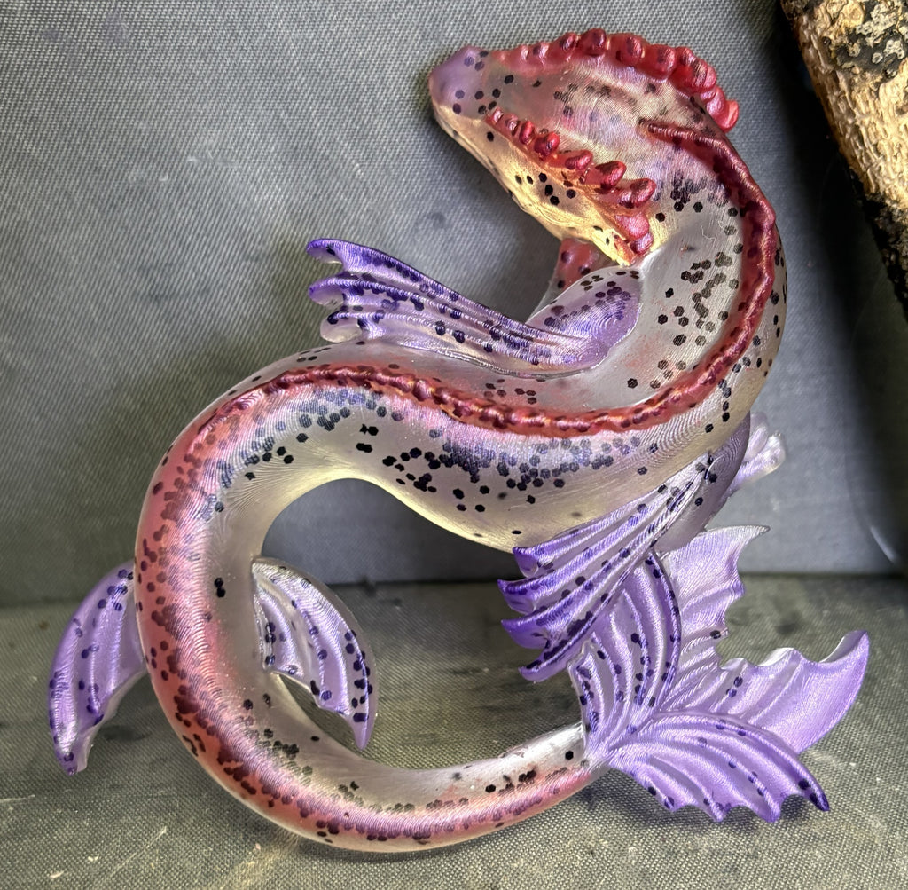 Decorative Resin Dragon Figurine Set – Set of 2 Fantasy Dragon Collectibles