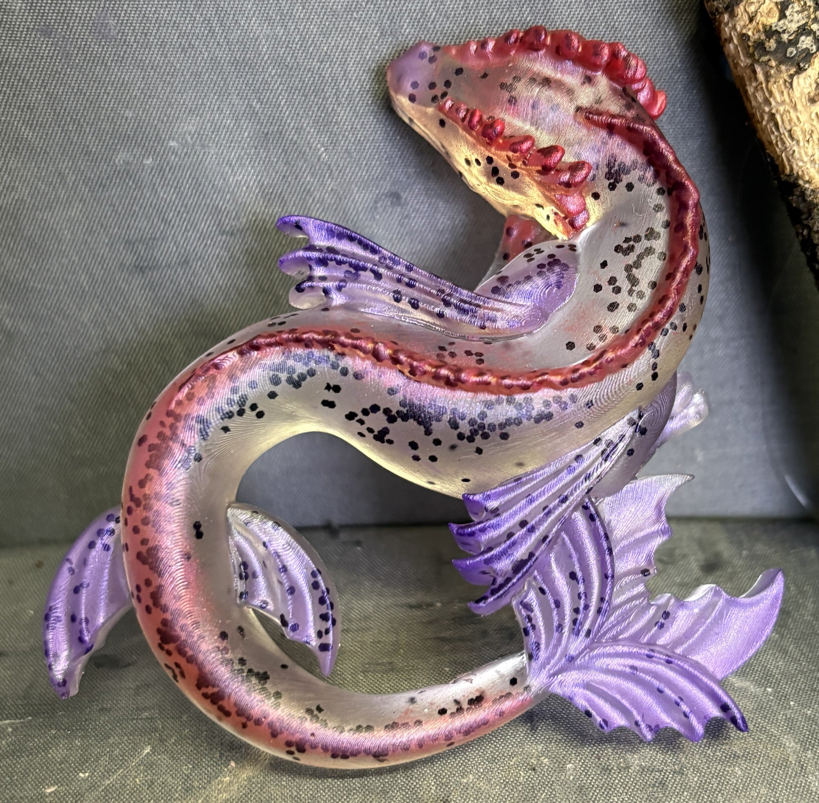 Decorative Resin Dragon Figurine Set – Set of 2 Fantasy Dragon Collectibles