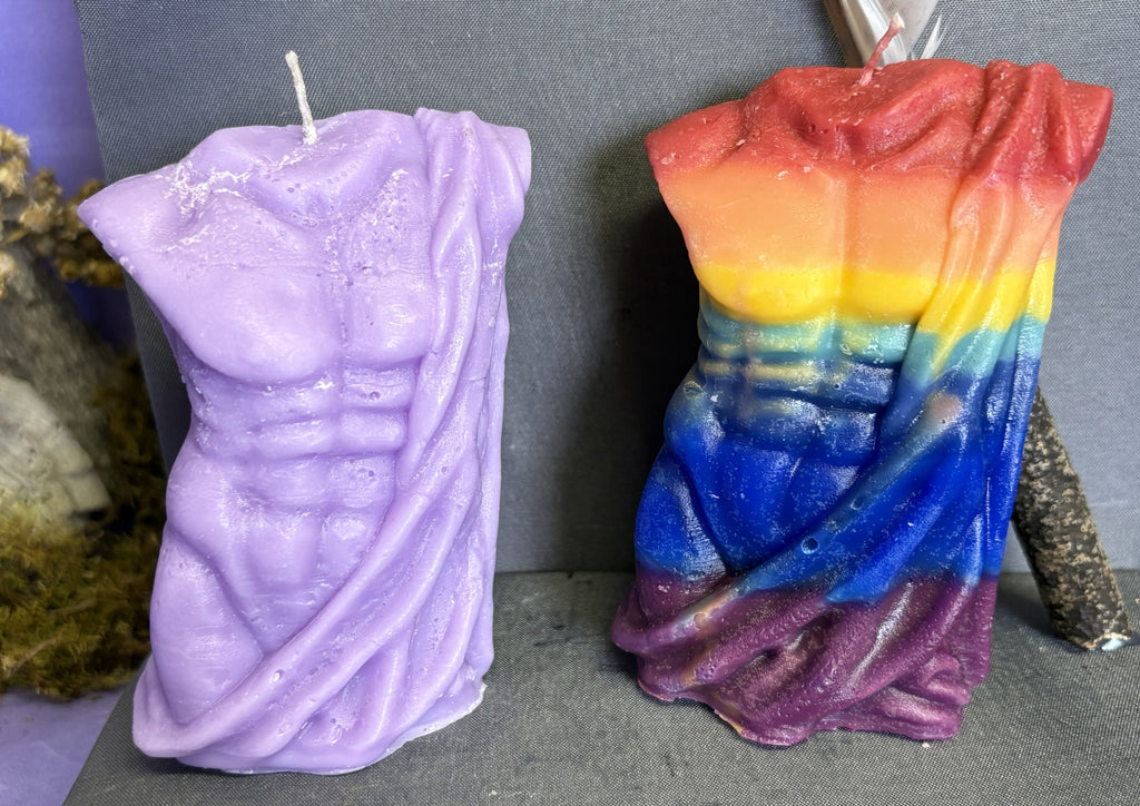Olympian Muse Statue Candle