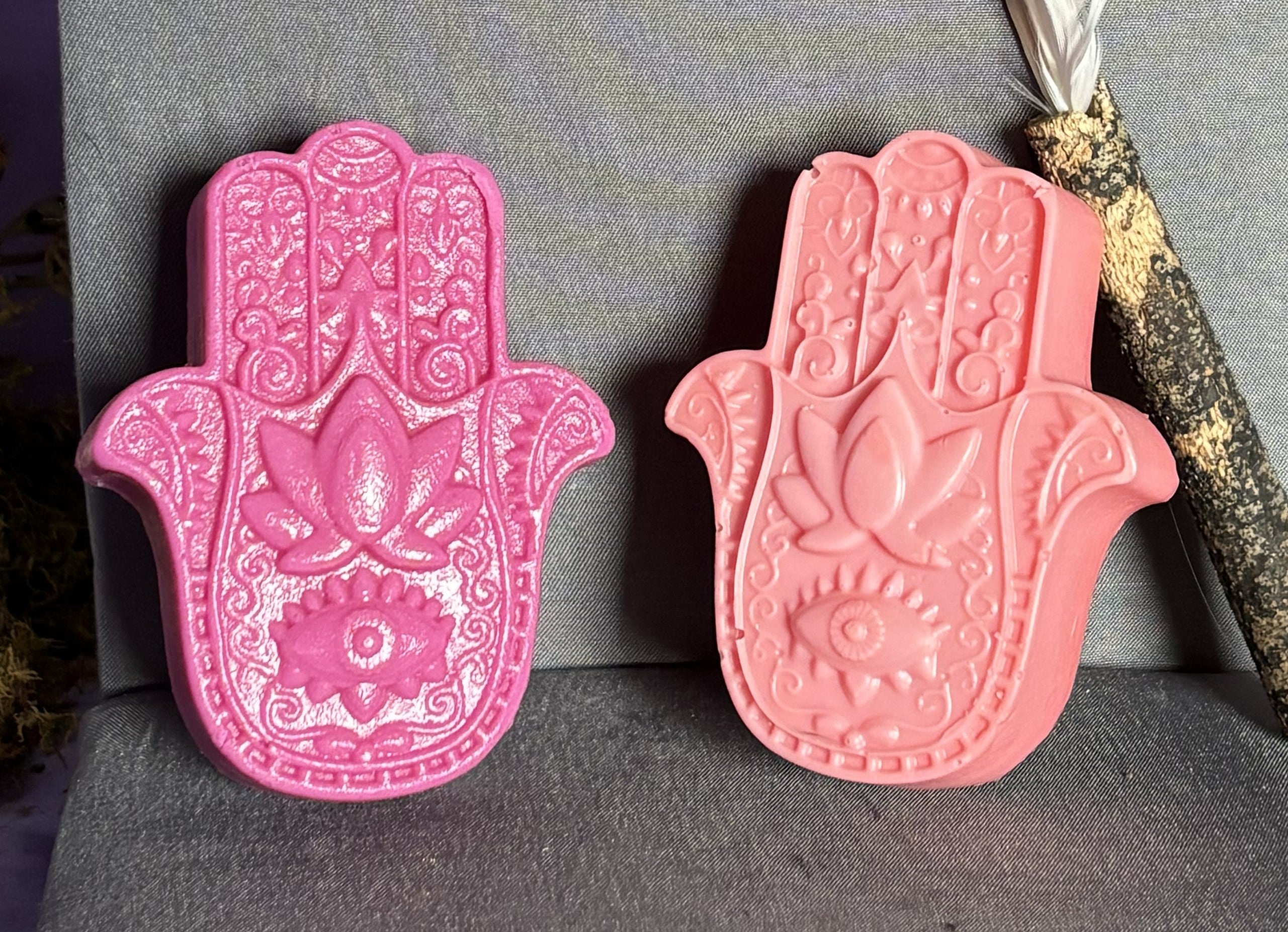 Hamsa Hand Soap Bar – Protective Symbol Decorative Handmade Soap