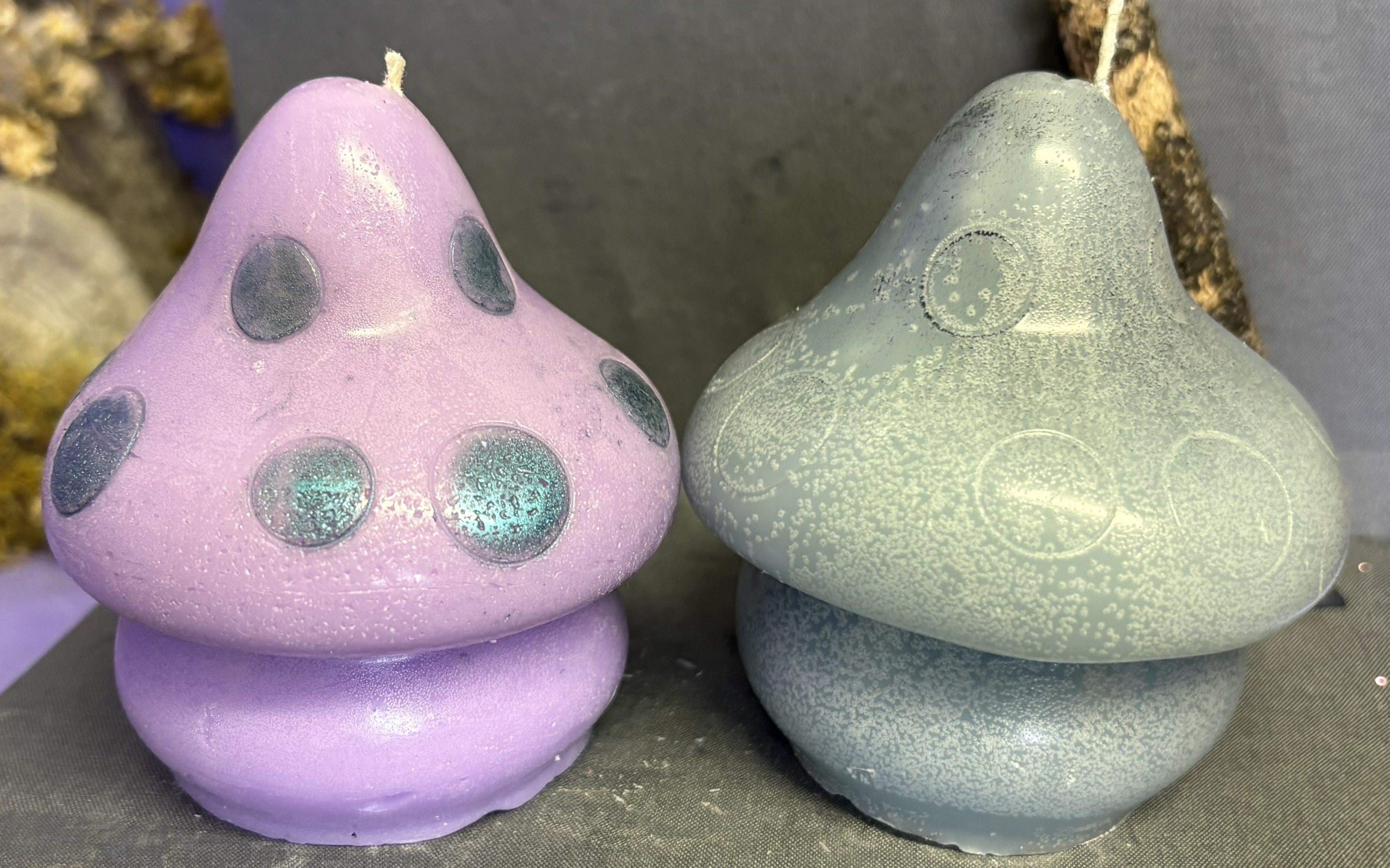 Enchanted Forest Mushroom Candle