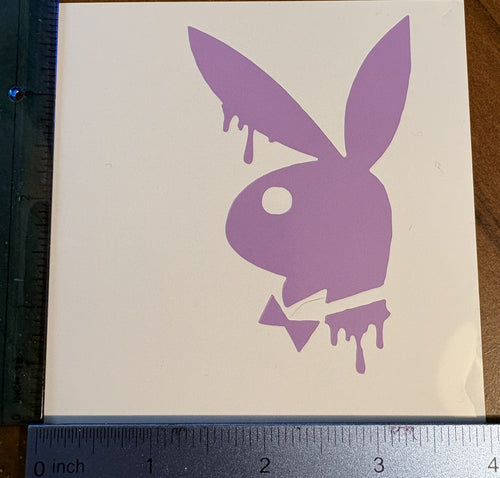 Bleeding Bunny Horror Vinyl Decal