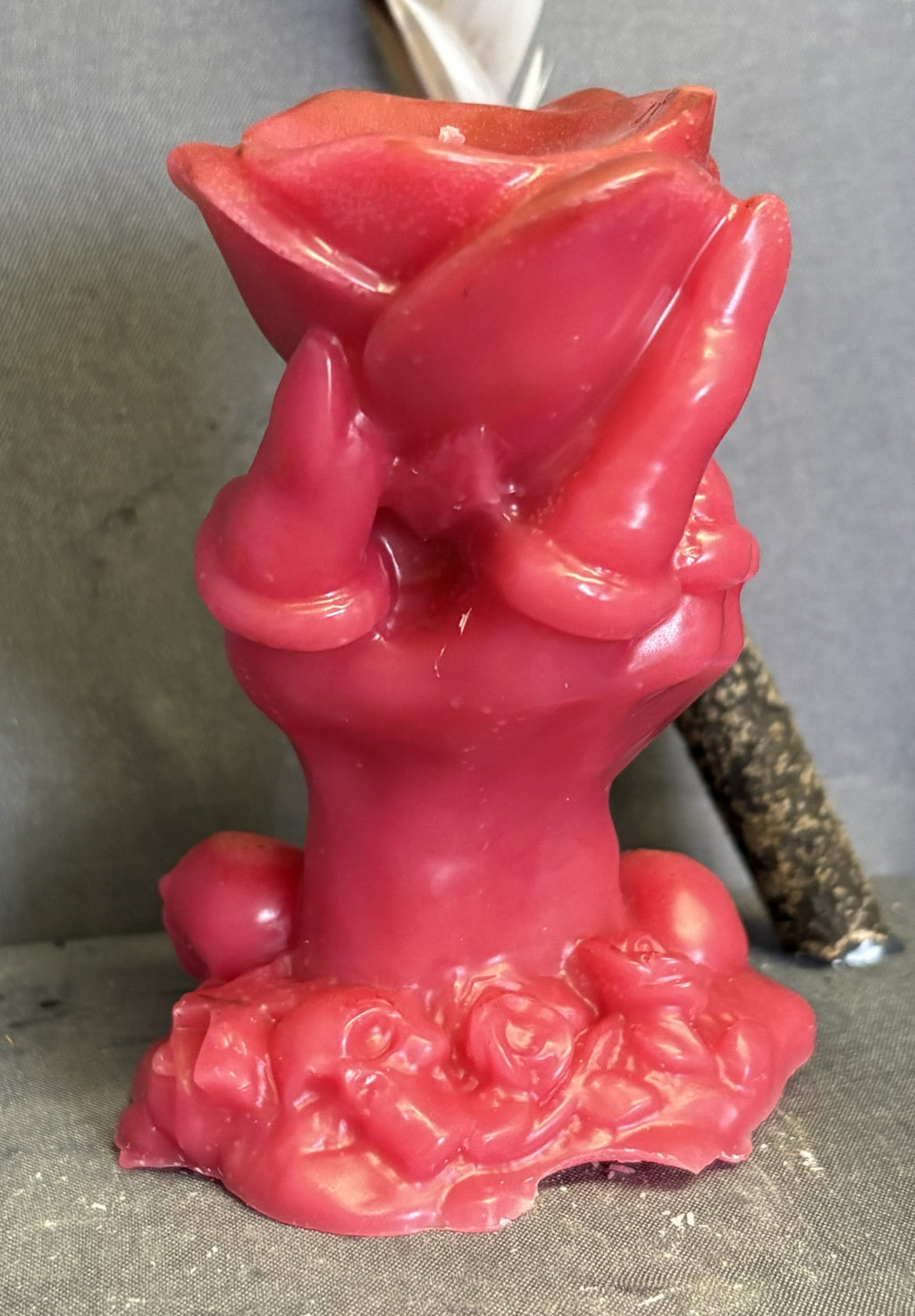 Mystic Rose Hand Candle