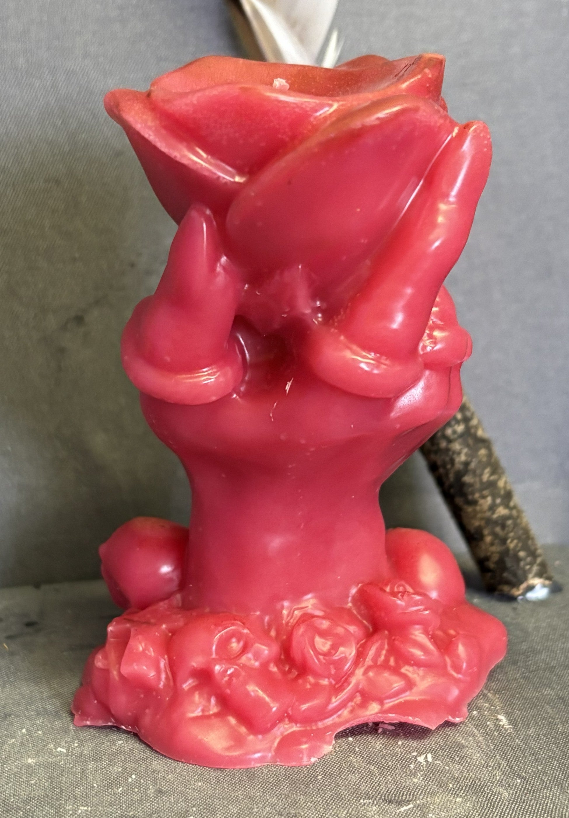 Mystic Rose Hand Candle