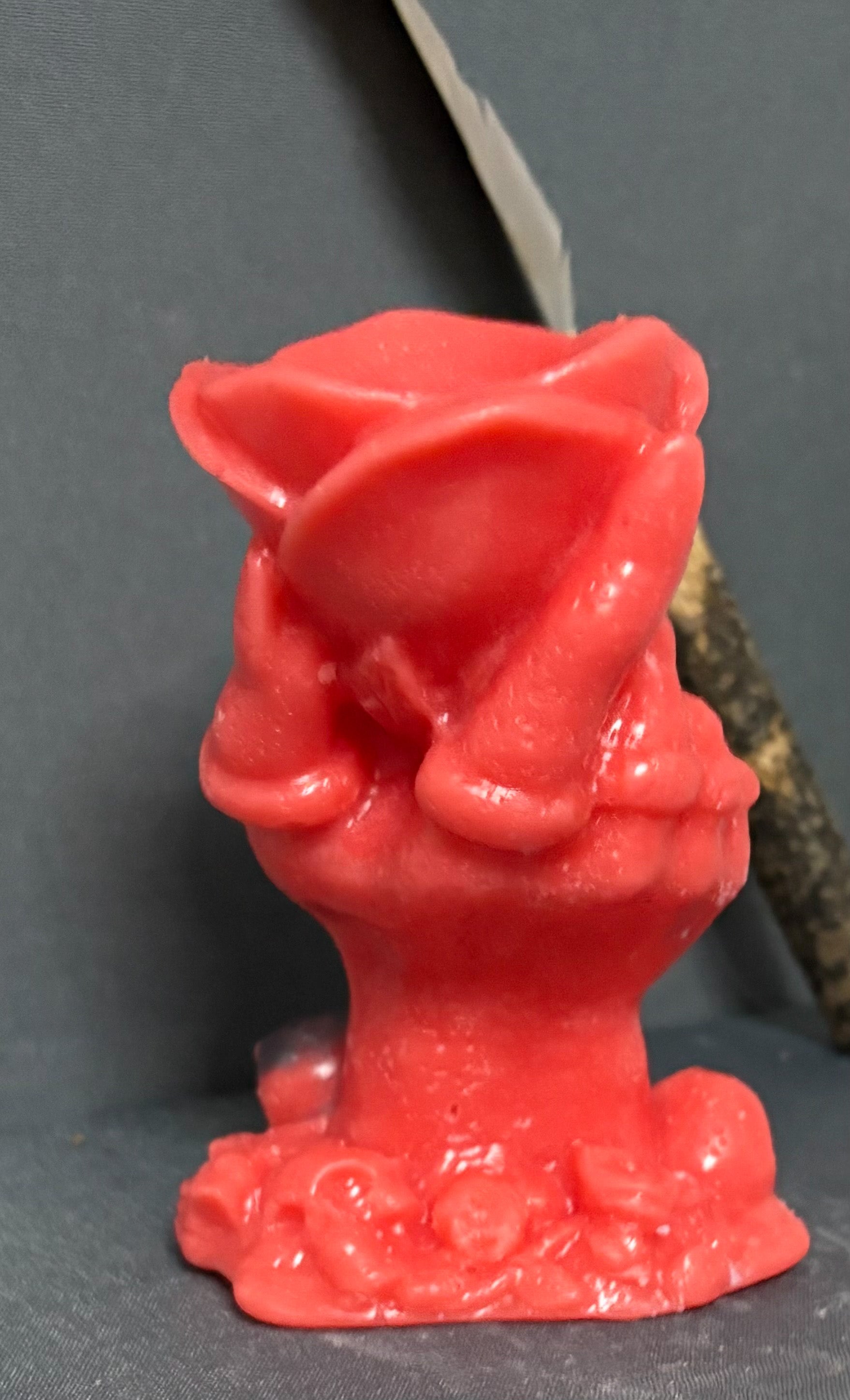 Mystic Rose Hand Candle