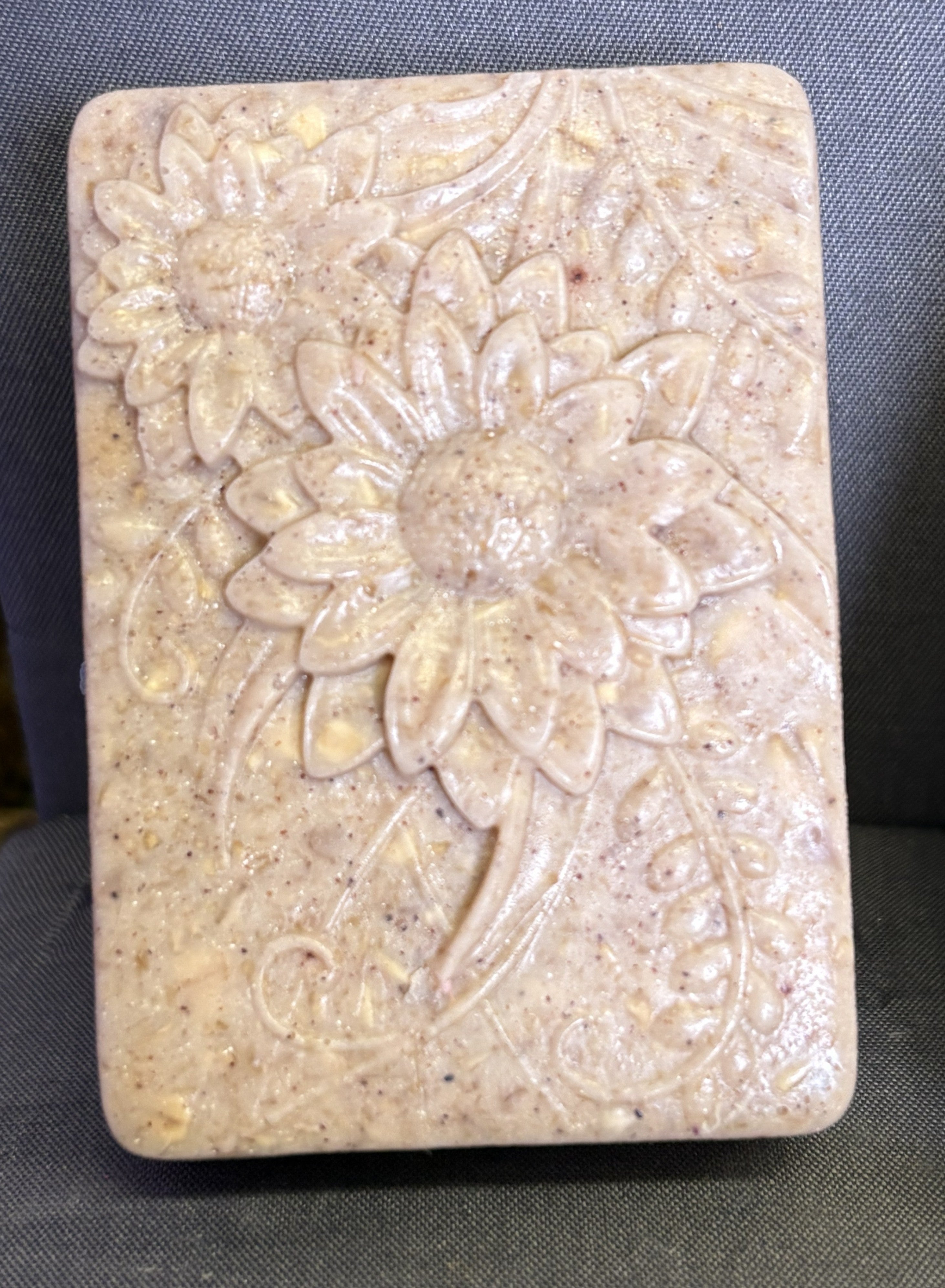 Floral Garden Soap Set – 4 Handmade Square Botanical Soap Bars