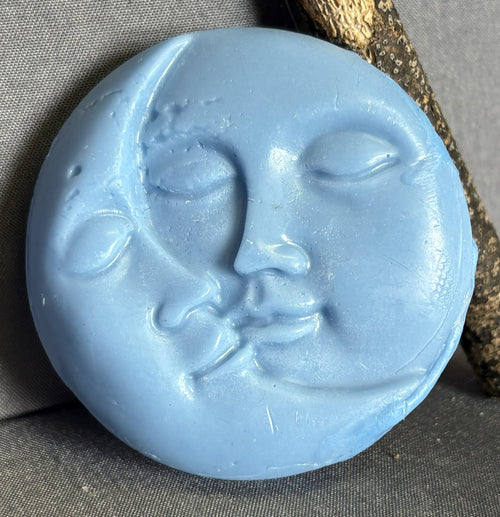 Celestial Sun & Moon Soap Set – 4 Handmade Round Cosmic Decorative Soap Bars