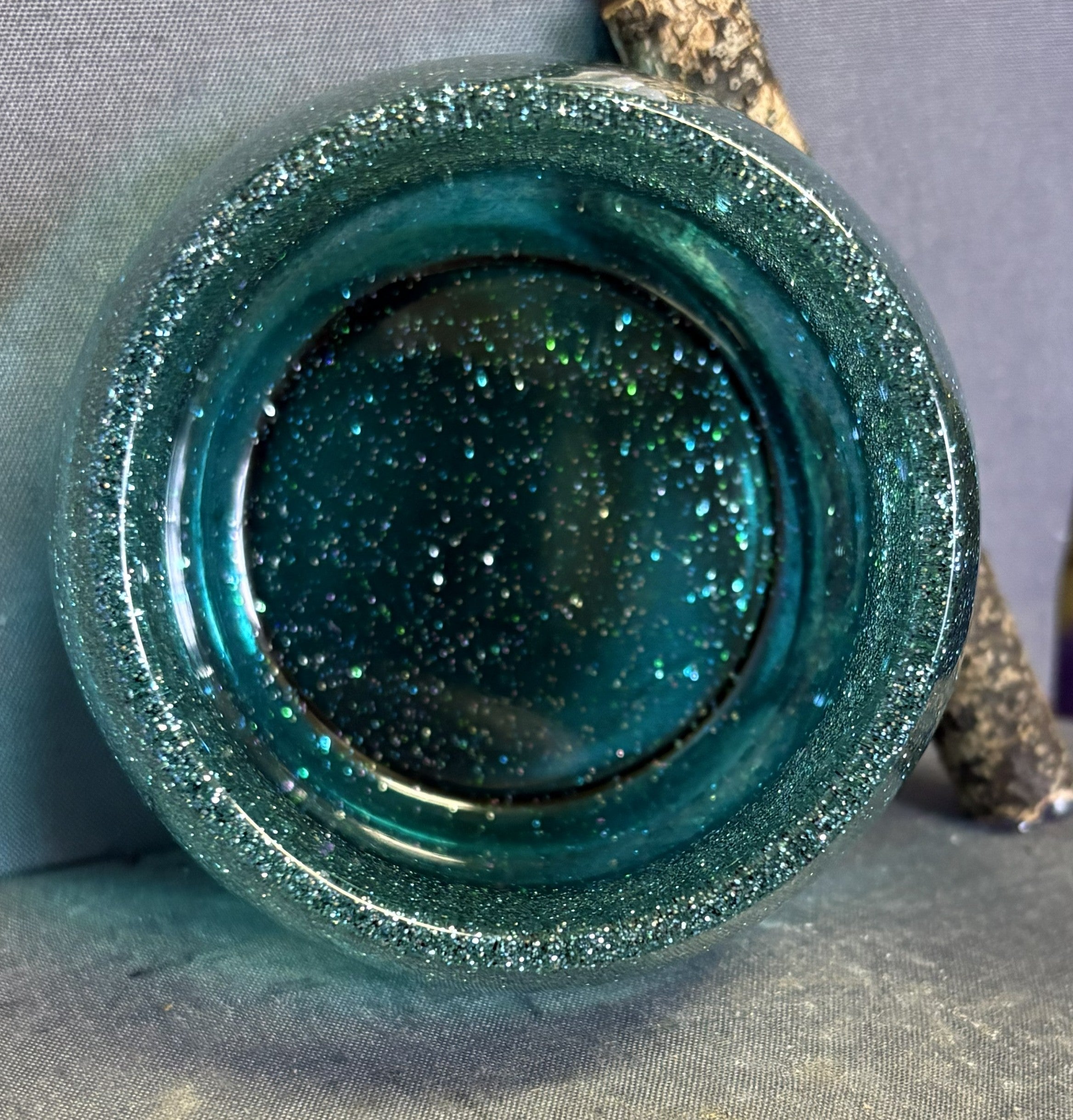 Handcrafted Resin Trinket Bowl – Decorative Catchall Dish for Jewelry, Keys & Keepsakes